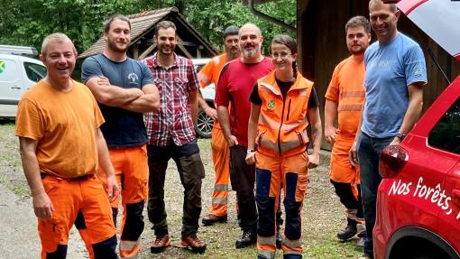 Le martelage sur la commune de Jorat-Mézières